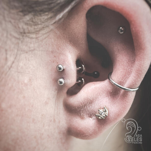double tragic piercing